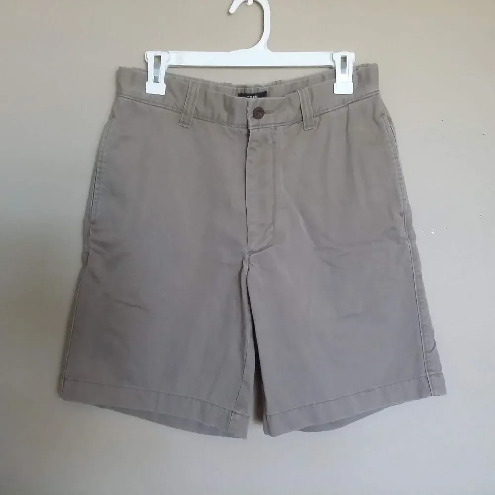 J. Crew broken in brown shorts 30